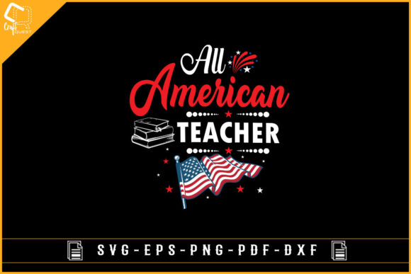 All American Teacher Design for 4th July Review