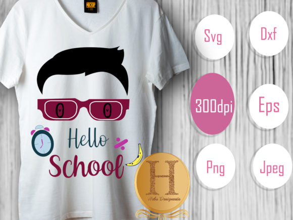 Hello School Digital Download Design Review