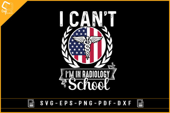 I Can't I'm in Radiology School T-Shirt Design Review