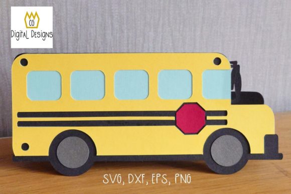 School Bus Card - SVG: A Designer’s Real-World Review