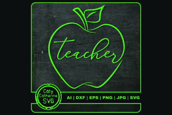 Teacher Apple Teacher Appreciation: A Thoughtful Embroidery Design for Educator Gifts