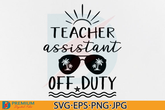 Teacher Assistant Off Duty SVG: Embroidery Review