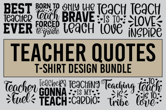 Teacher Quotes T-shirt Design Bundle Review